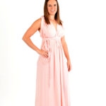 petal pink multi wrap dress