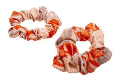 tropical sunset scrunchies