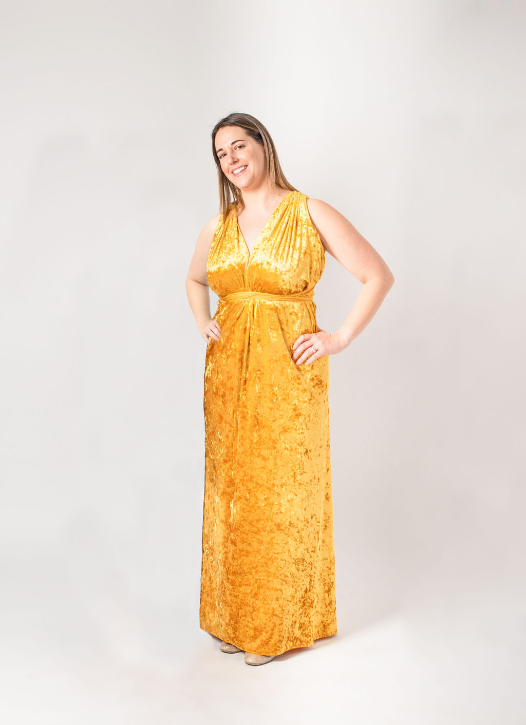 Velvet Mustard - Wrap Dress - Love U Designs - Shop Now